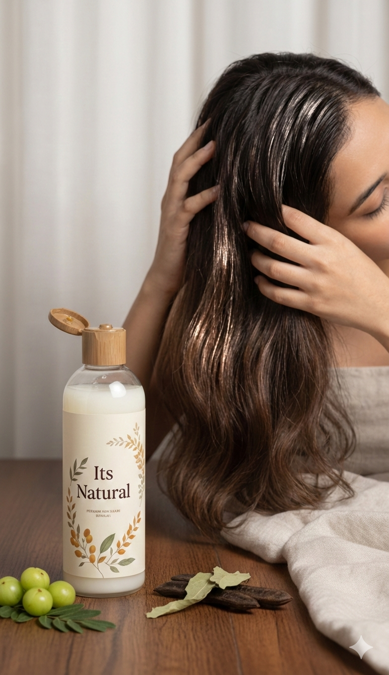 “Its Natural Hair Oil – 100% Organic & Nourishing Hair Growth Oil for Strong, Shiny Hair”